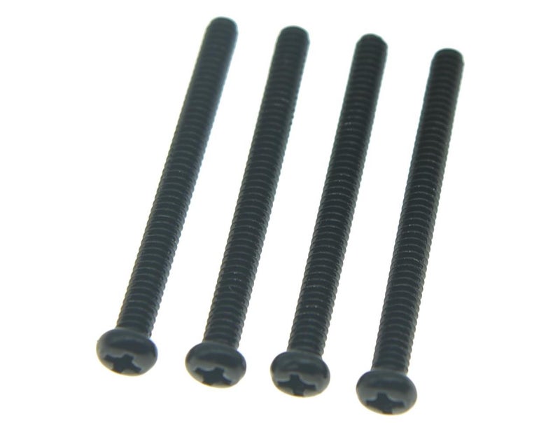 KAISH Pack of 20 American Thread Humbucker Pickup Height Screws Guitar Humbucker Pickup Screws with Springs for USA thread pickups Black - Image 2