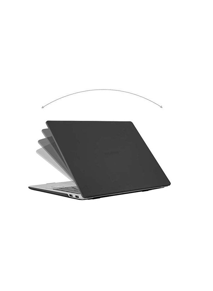 1Pack Rubberized Laptop Protective Hard Shell Cover Compatible with Huawei MateBook 14S 2021 --2023, Matte Black  - Image 2