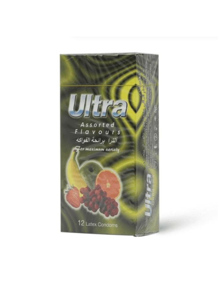 بريميم واقيات ذكرية بنكهات الفواكه – لاتكس برائحة الفواكه المتنوعة (عبوة ١٢ قطعة) - Image 4