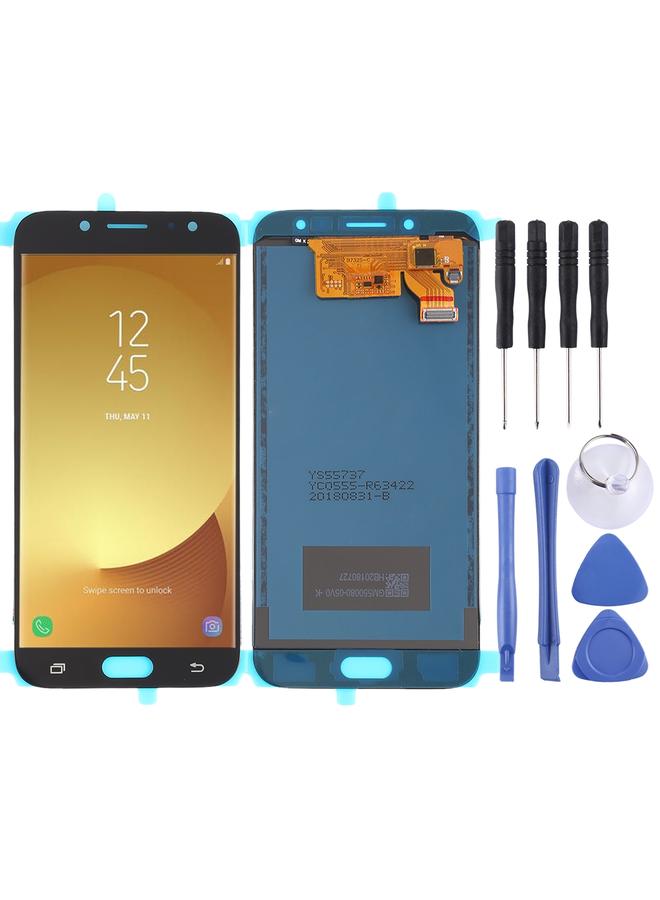erorex Replacement TFT LCD Screen for Galaxy J7 2017 , J730F/DS, J730FM/DS With Digitizer Full Assembly Black - Image 1