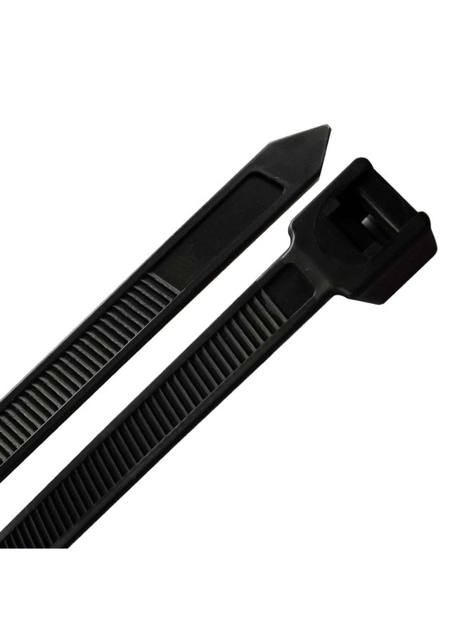 Steel Grip 10-Piece UV-Resistant Self-Locking Cable Tie Set Black 18 Inch 79655 - Image 2