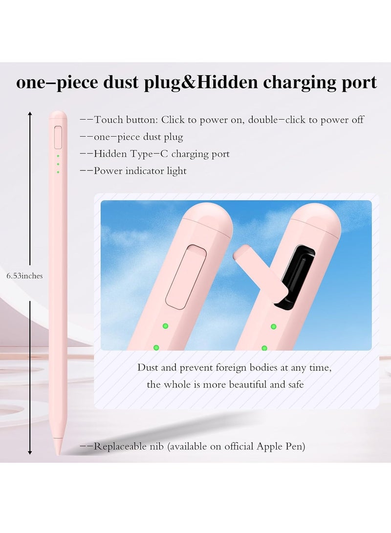 General Stylus Pen for iPad 10th&9th Generation,14Mins Faster Charge, with Pencil Holder,Palm Rejection, Tilt Sensitivity, for iPad 6-10th Gen, iPad Air 3-5, iPad Mini 5/6, iPad Pro 11"/12.9"  - Image 4