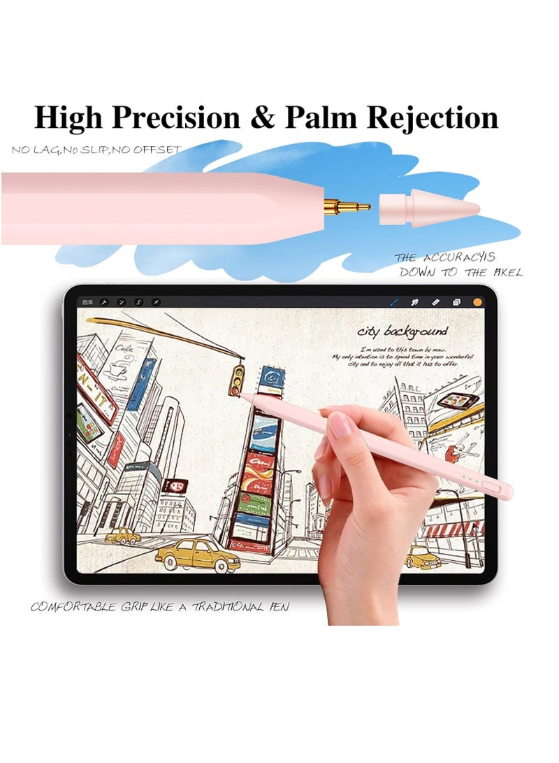 General Stylus Pen for iPad 10th&9th Generation,14Mins Faster Charge, with Pencil Holder,Palm Rejection, Tilt Sensitivity, for iPad 6-10th Gen, iPad Air 3-5, iPad Mini 5/6, iPad Pro 11"/12.9"  - Image 5