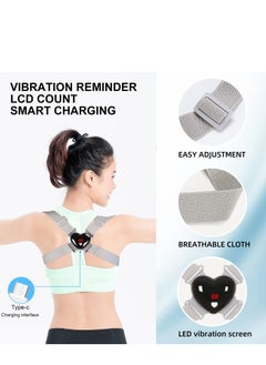 KASTWAVE Smart Orthosis Induction Correction Belt Adult and Child Sitting Posture Reminder Invisible Anti-hunchback Orthosis Smart Back Brace with Intelligent Sensor Vibration  - Image 5