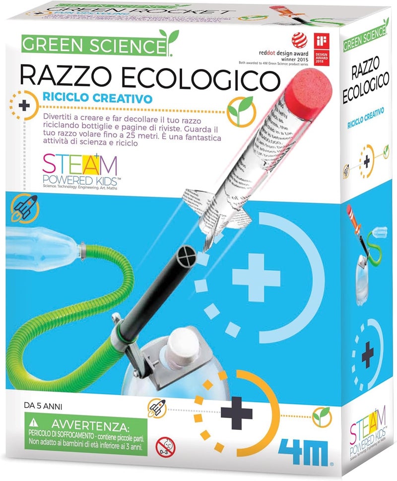4M Green Science Eco Rocket Kit - Creative Recycling Project for Kids - Image 1