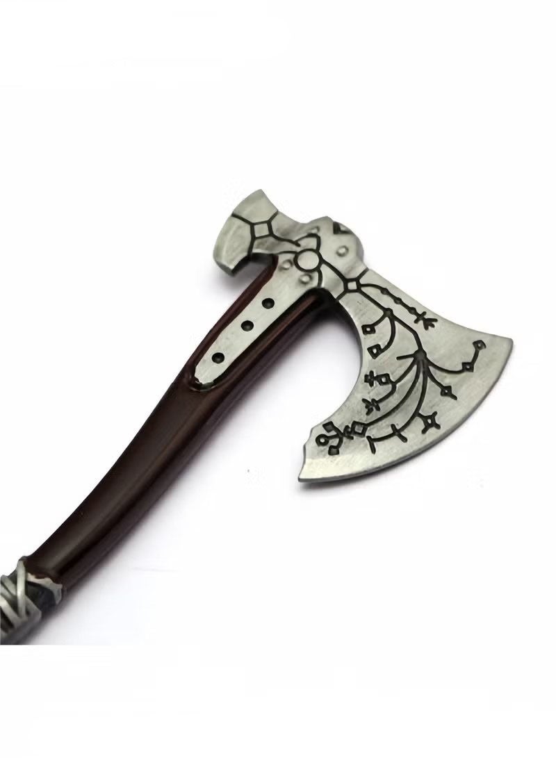 Axe Keychain Game God of War Keychains Kratos Blades of Chaos Cosplay Metal Keychain Cool Gifts for Men Teens Boyfriend Husband - Image 4