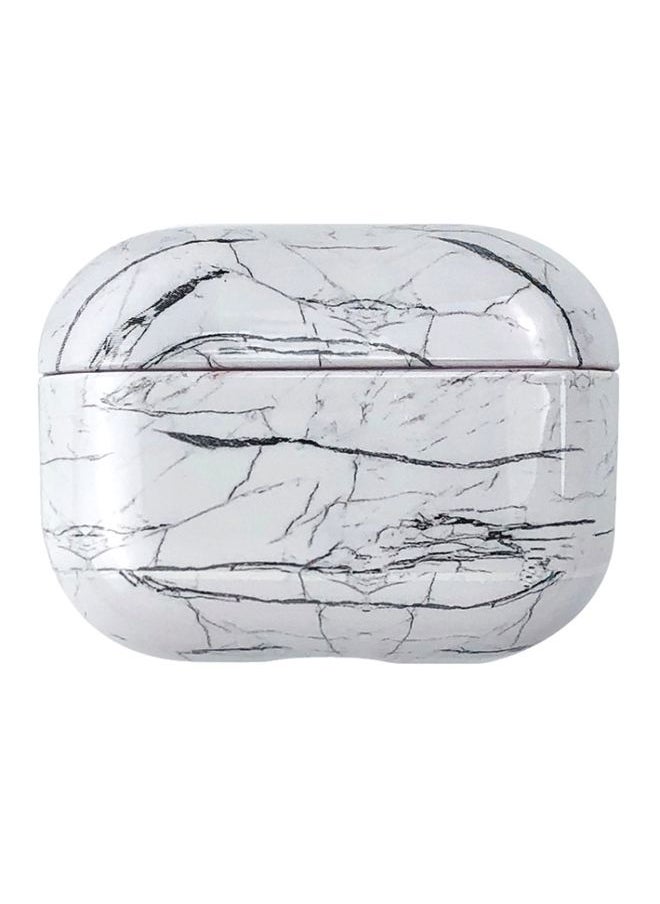 Generic - Case Cover For AirPods Pro 3 Marble Water Sticker Wireless Earphone Protective Case White - Image 1