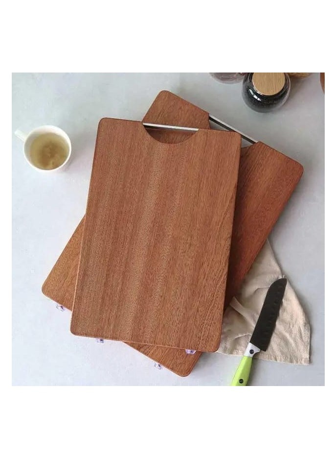 Generic Liying Rectangular Wood Cutting Board One Piece, No Glue Non Toxic, All Whole Single Wood Butcher Block Thick Hard Wood Heavy Duty Edge Grain (38x26)  - Image 4