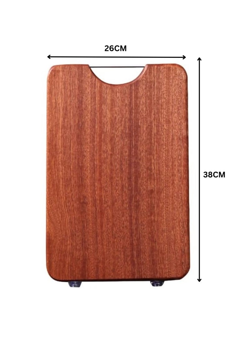 Generic Liying Rectangular Wood Cutting Board One Piece, No Glue Non Toxic, All Whole Single Wood Butcher Block Thick Hard Wood Heavy Duty Edge Grain (38x26)  - Image 2