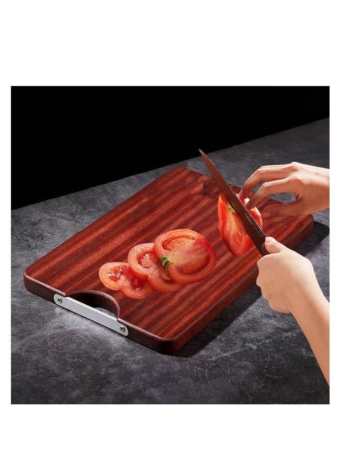 Generic Liying Rectangular Wood Cutting Board One Piece, No Glue Non Toxic, All Whole Single Wood Butcher Block Thick Hard Wood Heavy Duty Edge Grain (38x26)  - Image 5