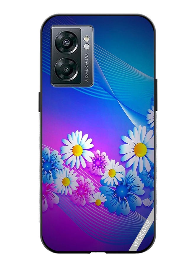 VR CREATIVE Protective Case Cover For OnePlus Nord N300 Flower Design Multicolour - Image 1