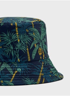 Seventy Five Reversible Tropical Print Bucket Hat  - Image 5