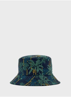 Seventy Five Reversible Tropical Print Bucket Hat  - Image 2