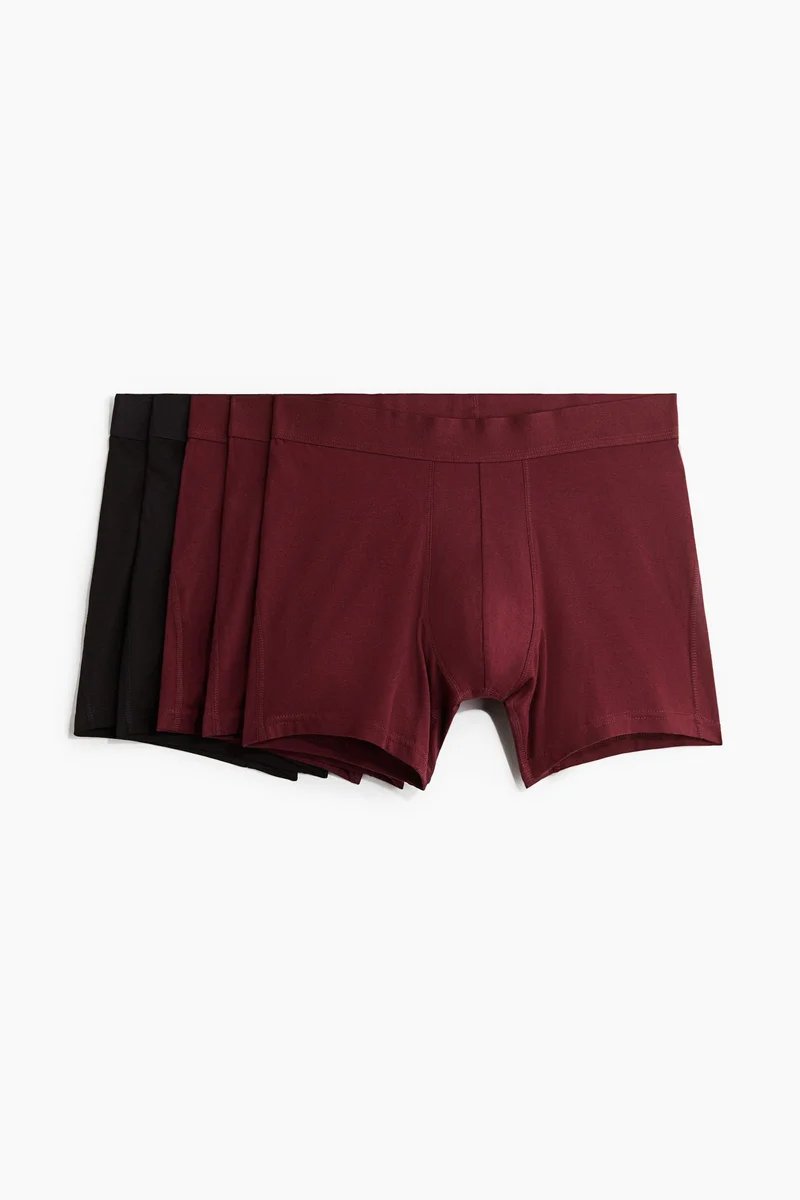 H&M 5-pack cotton mid trunks