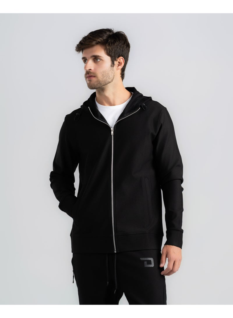 دوت سويت شيرت رجالي بغطاء رأس وسوستة - Image 1