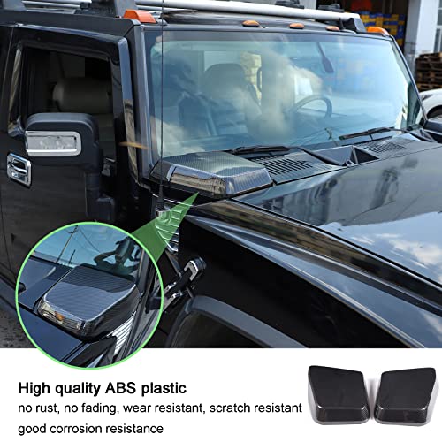 PIUGILH Fit for Hummer H2 2003-2009 Side Air Intake Hood Vent Cover,Side Engine Hood Cover Car Exterior Accessories,2PCS - Image 5