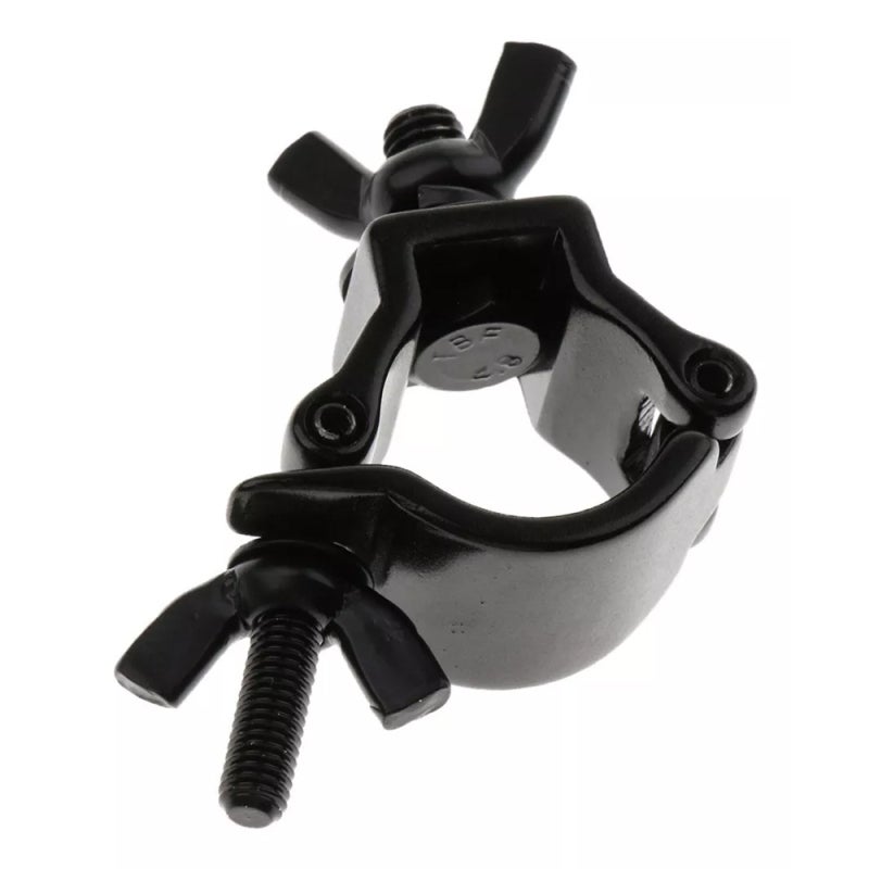 Aluminum Stage Light Hook Truss Clamp Heavy Duty Stage Light Clamp 0-Shaped Moving Head Light Truss Kit Black - Image 1