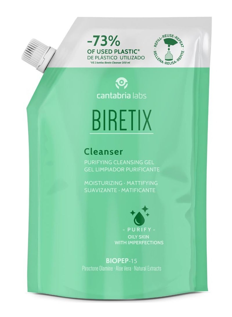 Biretix Cleanser Purifying Cleansing Gel Refill 400ml - Image 1