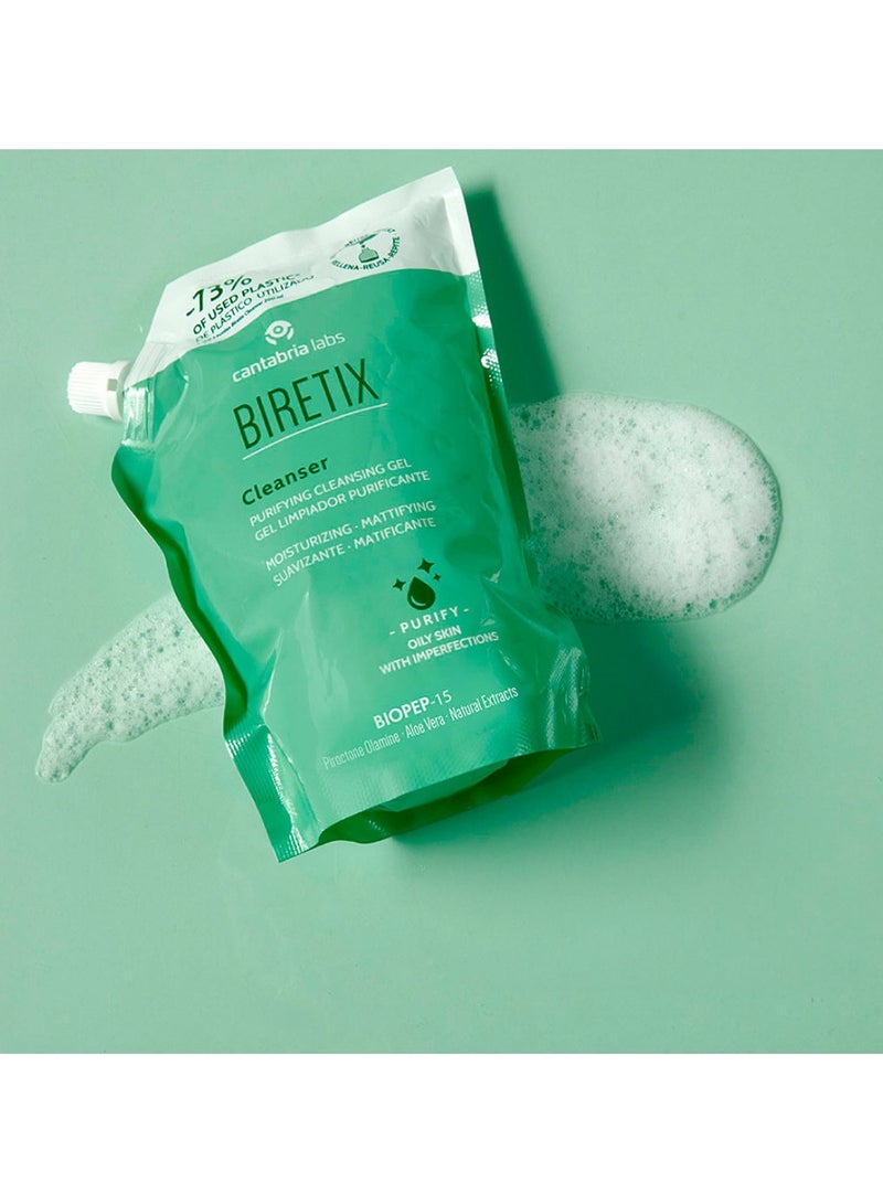 Biretix Cleanser Purifying Cleansing Gel Refill 400ml - Image 2