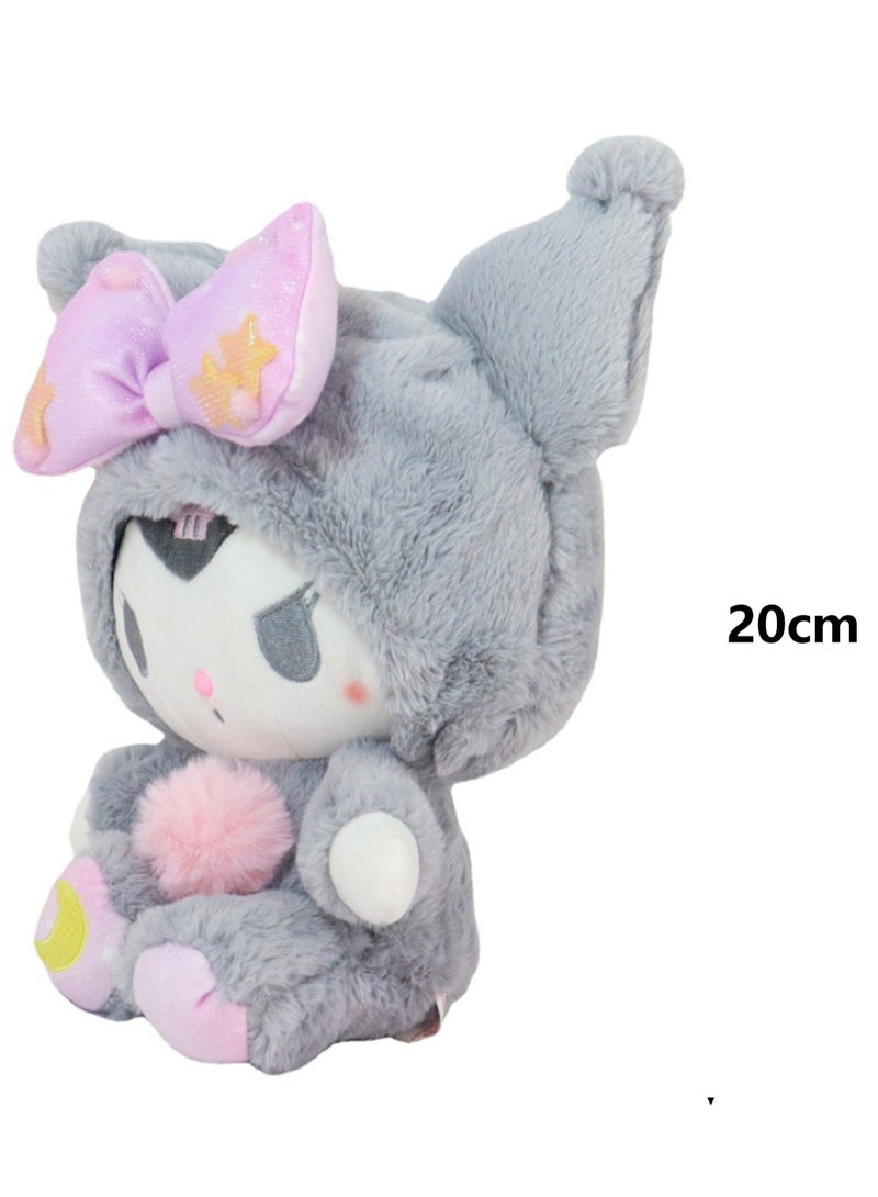 (Kulomi) 20cm Pajamas with Hat Cute Plush Toy Doll Birthday Gift  - Image 4