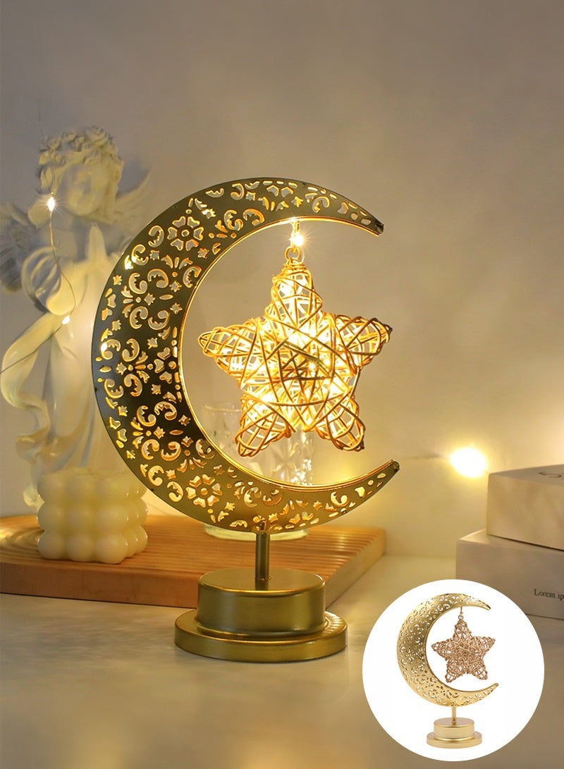 جيوان ديكورات رمضان للمنزل 2026 ، مصباح الهلال والقمر والنجم للديكور عيد مبارك ، أضواء رمضان تعمل بالبطارية أو USB للديكور المنزلي للحفلة ، هدايا رمضان للأصدقاء العائلة - Image 1