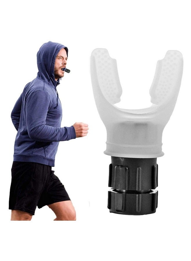 بيوينتي جهاز تدريب التنفس الرئوي، جهاز تدريب نقص الأكسجين، جهاز تدريب طويل، رياضي، جهاز تدريب التنفس للاستنشاق والزفير، التحمل، أقصى مقاومة للتنفس، يزيد من قدرة القلب على التحمل - Image 1