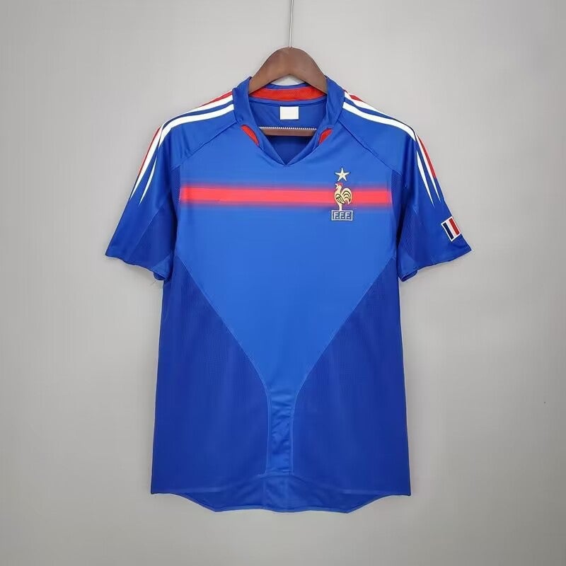 Vintage Jersey Classic Nostalgic Replica Football Uniform Germany France Team Uniform Mateus Henri Zidane Jersey - Image 1