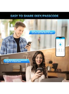 ALINK Smart Door Lock, Stainless Steel  Fingerprint TT Keyless Entry with App Control  - Image 3