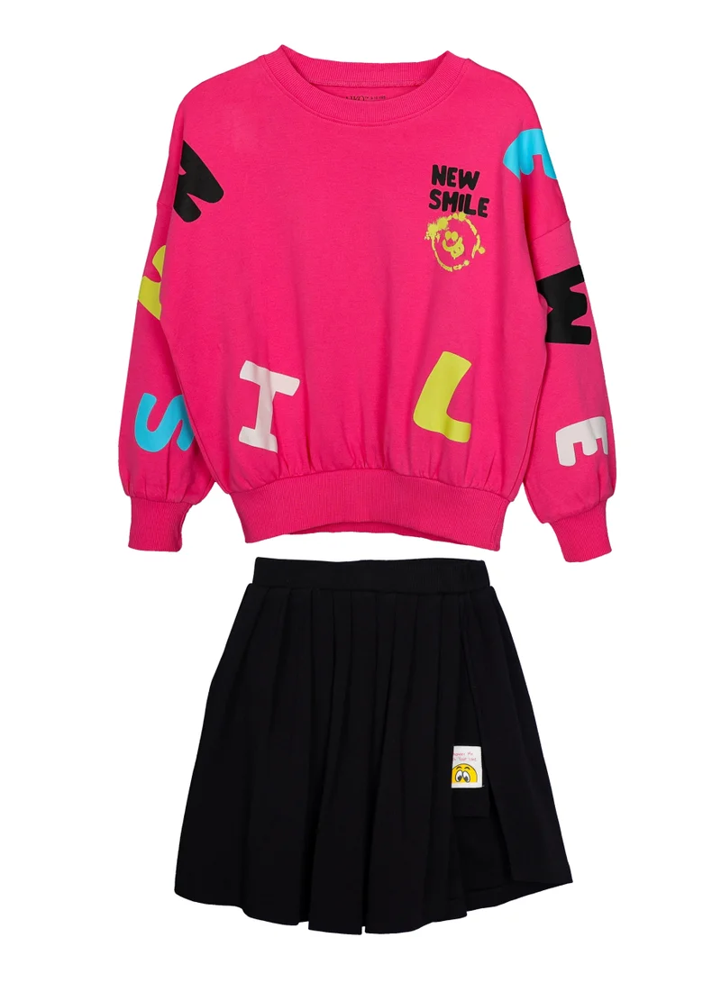 ايكو AIKO - Girls Sweat Top and Skirt Set
