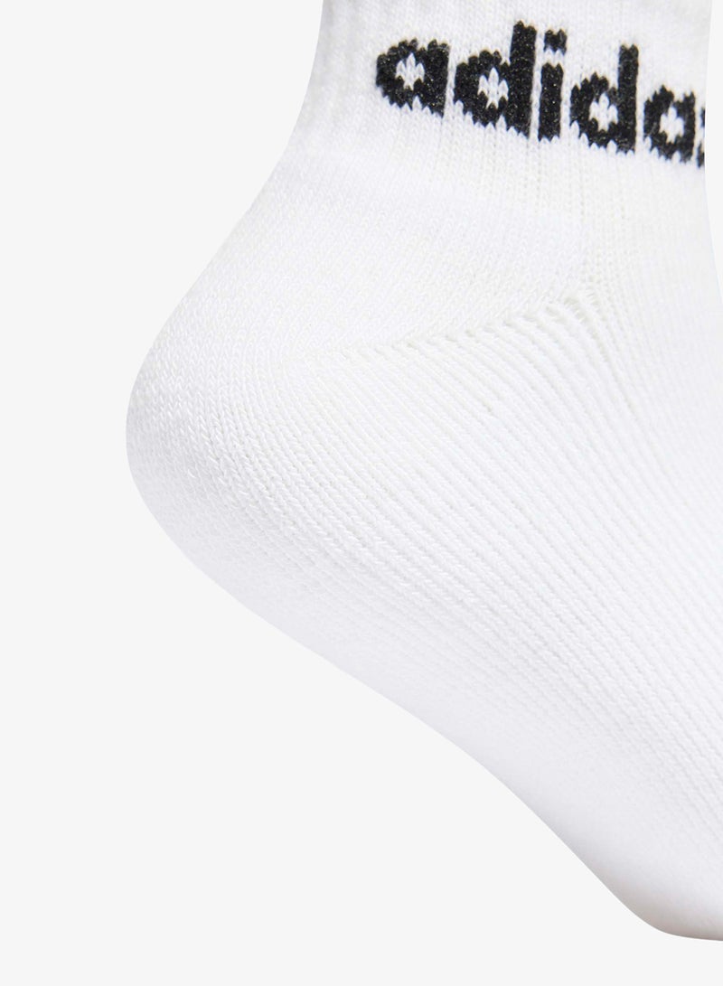 Adidas Kids 5 Pack Linear Ankle Socks - Image 3