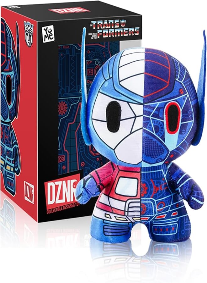 BANDAI Yume Toys DZNR Prenium Plush in a Box Transformers, Optimus Prime, 19.5 cm