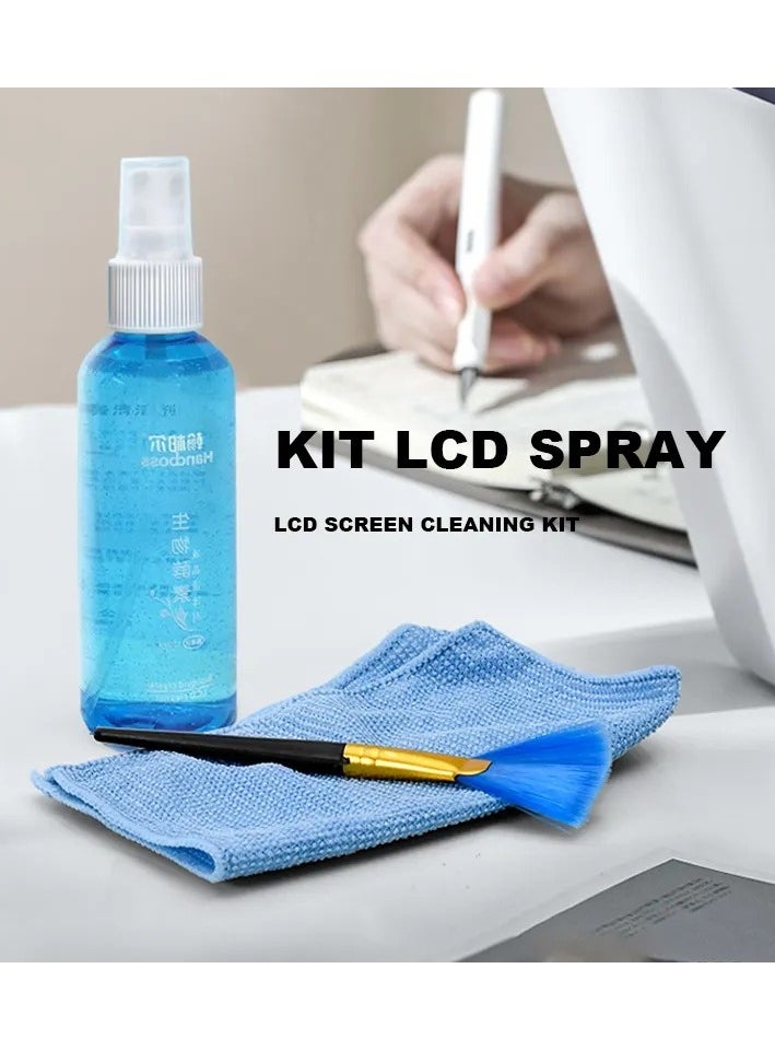Generic - Point Screen Cleaning Kit FH-HB010E – Advanced Biological Cleanser – High-Performance Wipe – Computer Brush - Image 1