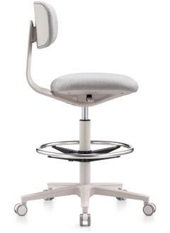 navo NAVO Pluto, High Office Chair, Ergonomic Drafting Chair with Adjustable Height Footrest, Drafting Stool Chair, Standing Desk Chair  - Image 3