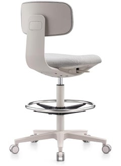 navo NAVO Pluto, High Office Chair, Ergonomic Drafting Chair with Adjustable Height Footrest, Drafting Stool Chair, Standing Desk Chair  - Image 4