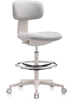 navo NAVO Pluto, High Office Chair, Ergonomic Drafting Chair with Adjustable Height Footrest, Drafting Stool Chair, Standing Desk Chair  - Image 2