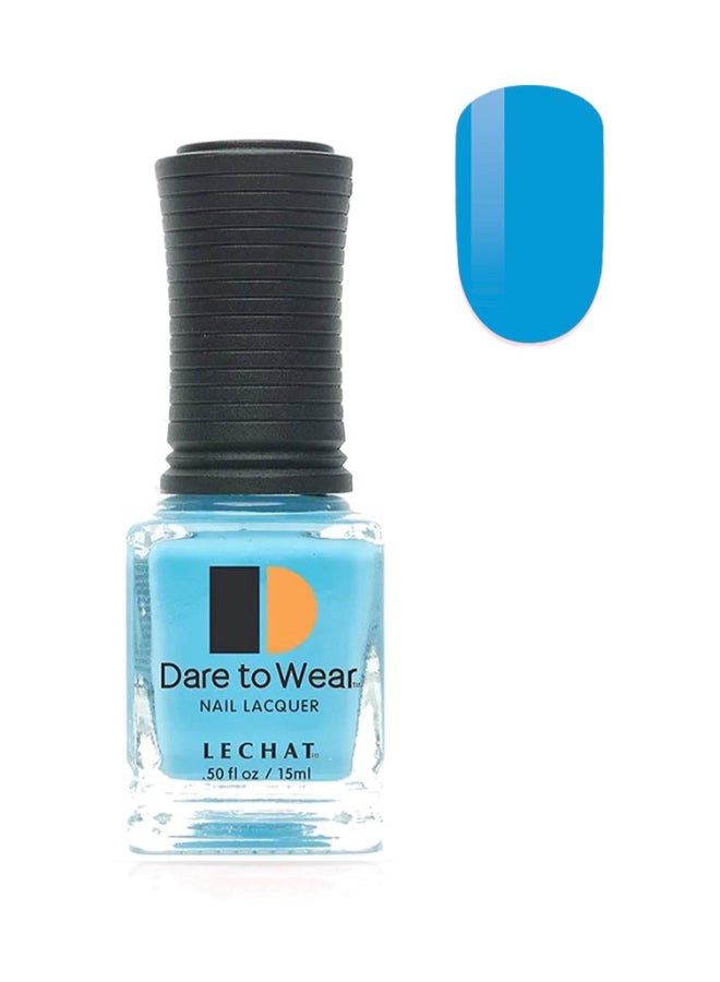 Lechat Nail Polish Color An Ocean Blue Cream By Lechat Lacquer Blue-Tiful Smile Dw258