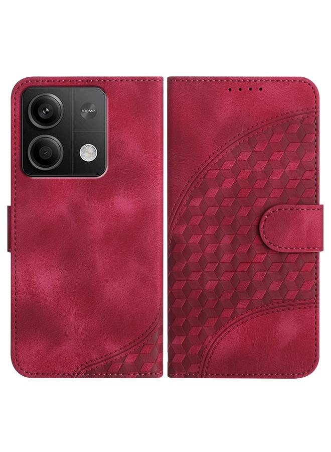 Case For Xiaomi Redmi Note 13 5G YX0060 Elephant Head Embossed Phone Leather Case with Lanyard