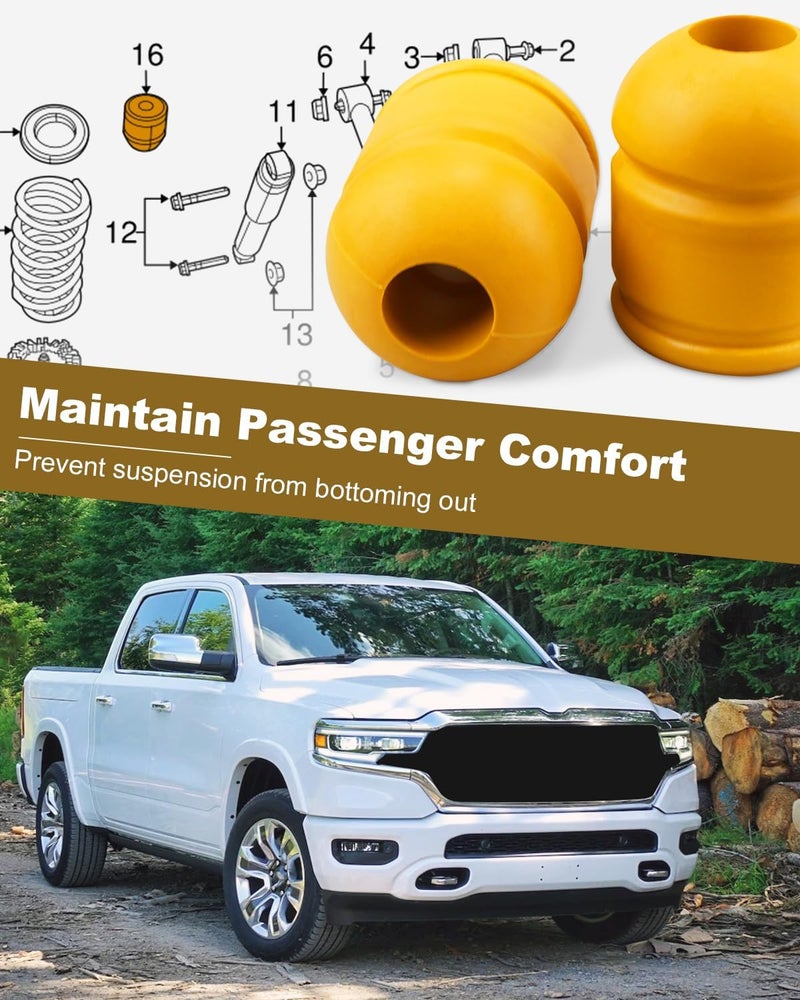 ANODZU Rear Bump Stops for Dodge RAM 1500 (2009-2020) - Image 4