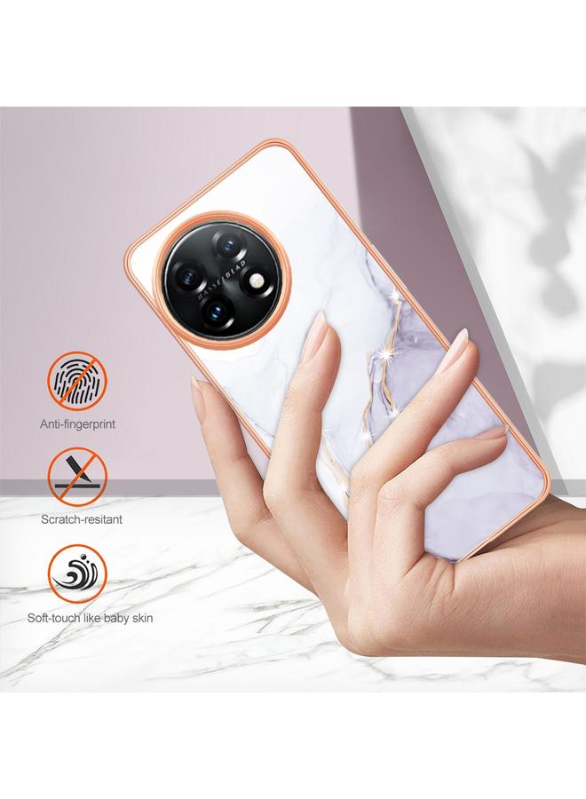 اس-توب جراب لهاتف OnePlus 11 من الرخام الكهربائي IMD مزدوج الجوانب - Image 4