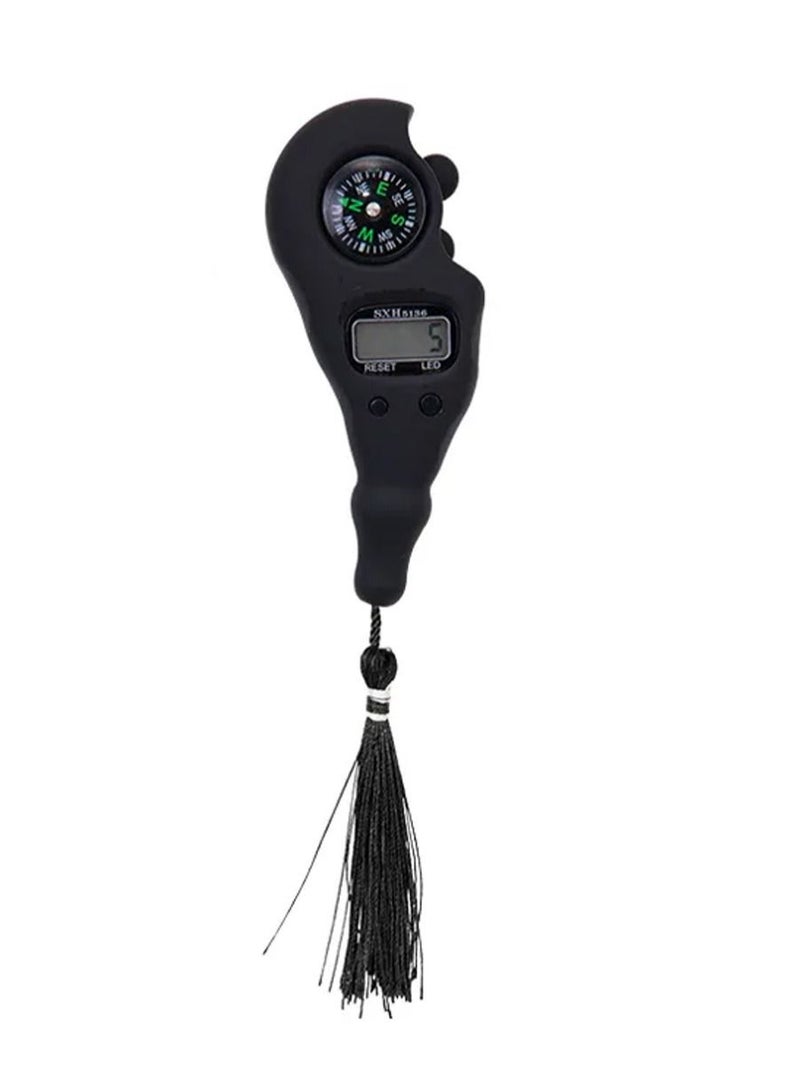 DubaiGallery Tasbih Counter Digital Tally Counter With Compass New Version Muslim Prayer Counter, Rotating Prayer Beads  - Image 2