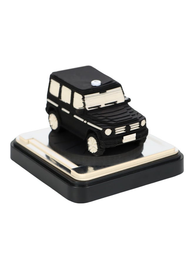 Creative Cultural And Creative Gifts, Customized Paper Carving Car Miniature Models, Office Desktop Decoration Ornaments, 3d Stereo Sticky Notes