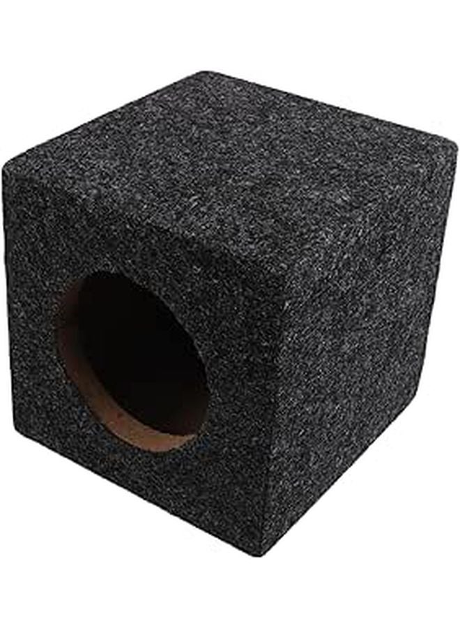 Square Car Subwoofer Box Durable Wooden Enclosure Easy Installation For Optimal Audio Performance - Image 1