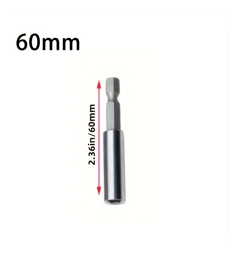 Magnetic Screwdriver Bit Set 60mm 1/4 Inch Hex Shank Quick Release Holder for Drill - Image 3