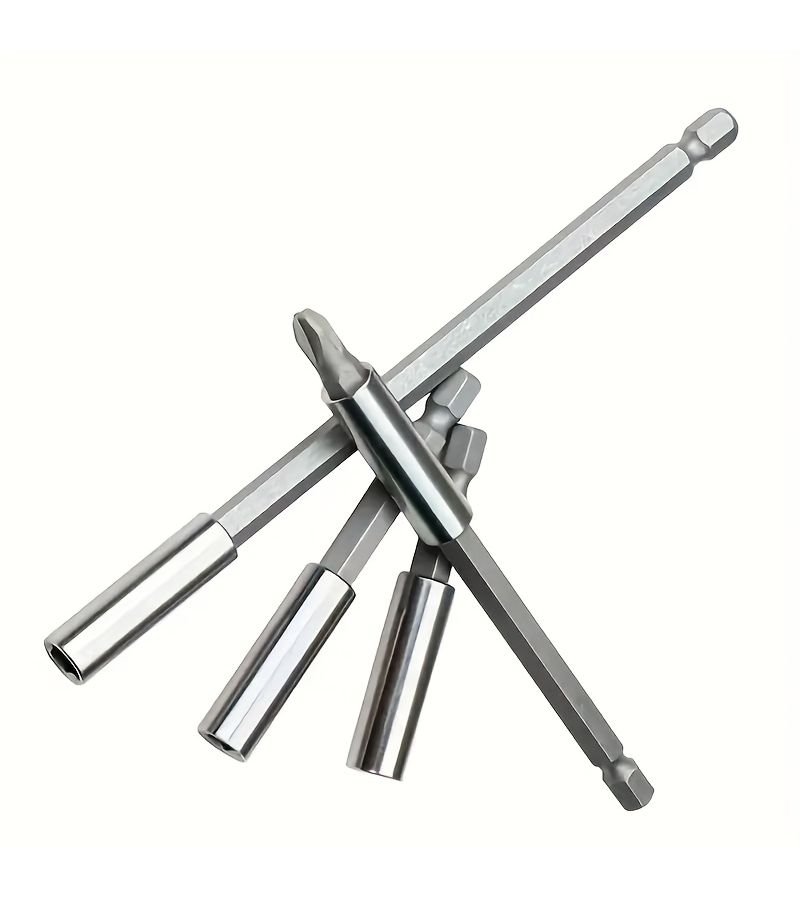 Magnetic Screwdriver Bit Set 60mm 1/4 Inch Hex Shank Quick Release Holder for Drill - Image 4