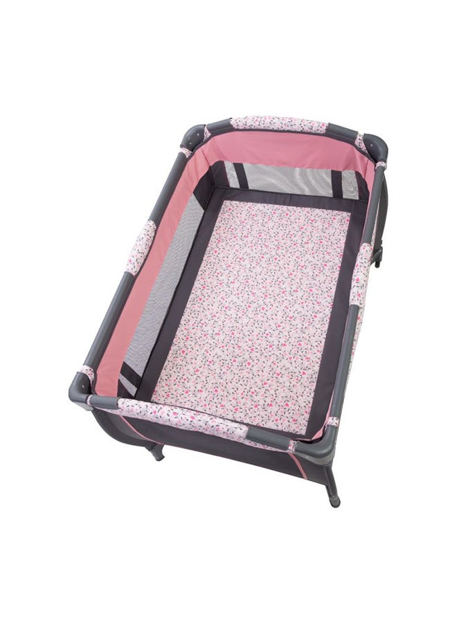 babytrend Trend-E Nursery Center Cradle With One Hand Lock Mechanism And Hanging Toys - Image 3