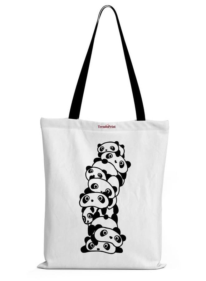 TrendoPrint Shopping/Grocery Bag, Multi-Purpose Bag, Sturdy Canvas Bag With 15Kgs Capacity Tote Bag For Women, College Bag For Girls (BTBN15) - Image 1