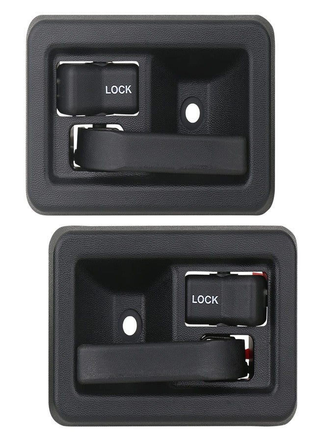 APPERFiT Interior Door Handle for Left Driver & Right Passenger Side Door Panel Compatible with Jeep Wrangler YJ TJ 1987-2002 Replaces 55176477AB 55176476AB 79540 79541 - Image 1