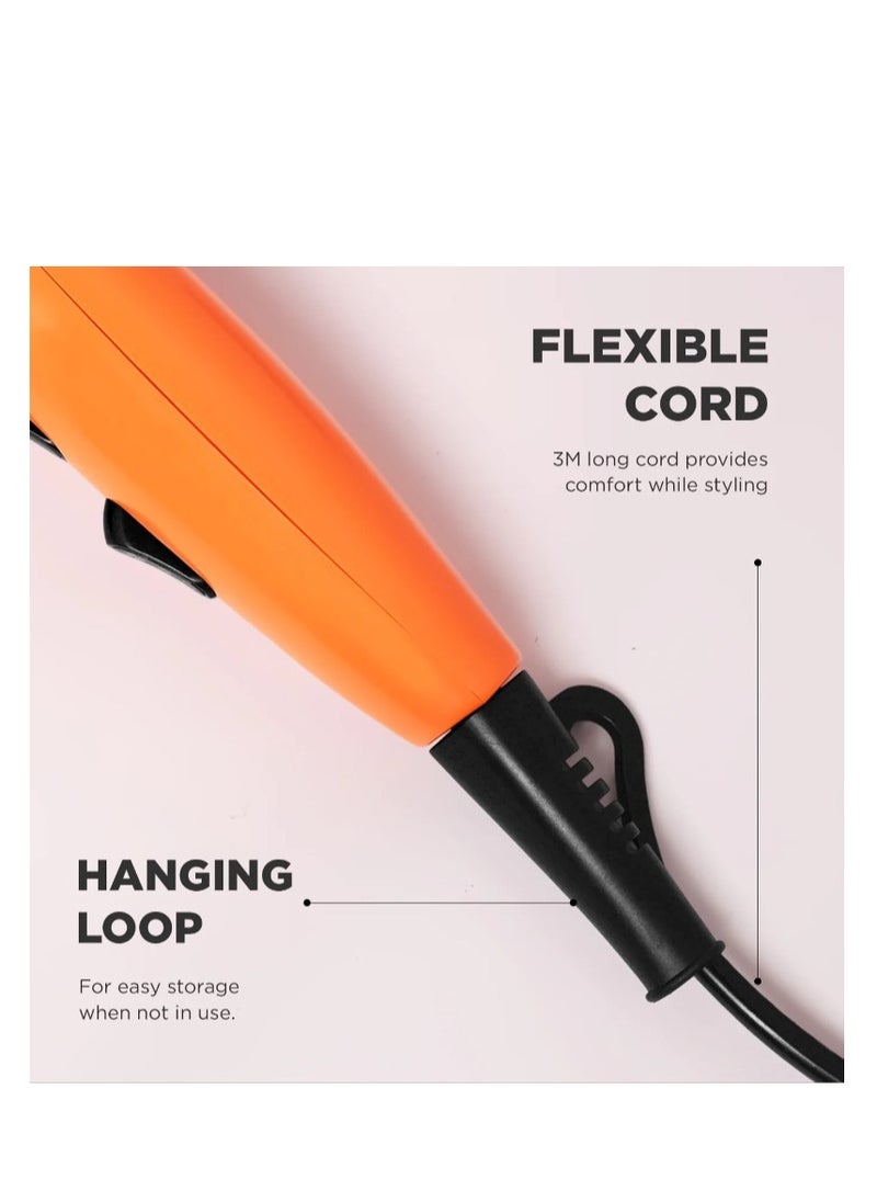 IKONIC - Ikonic ME Ultralight 2000 Hair Dryer Orange - Image 1