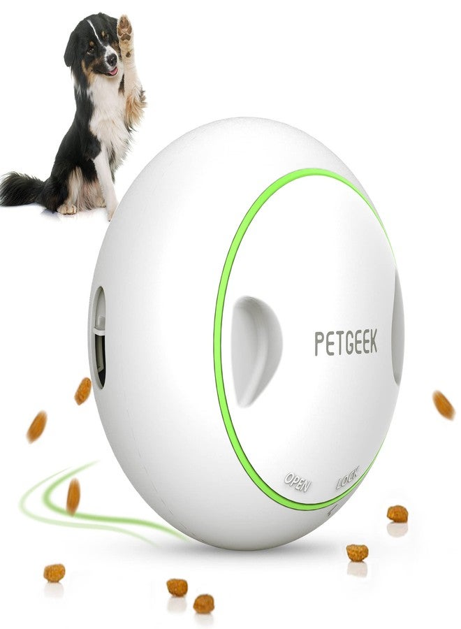 PETGEEK Interactive Treat Ball - Automatic Dispensing Dog Toys with IQ Training, Safe ABS Motion Balls - Image 1