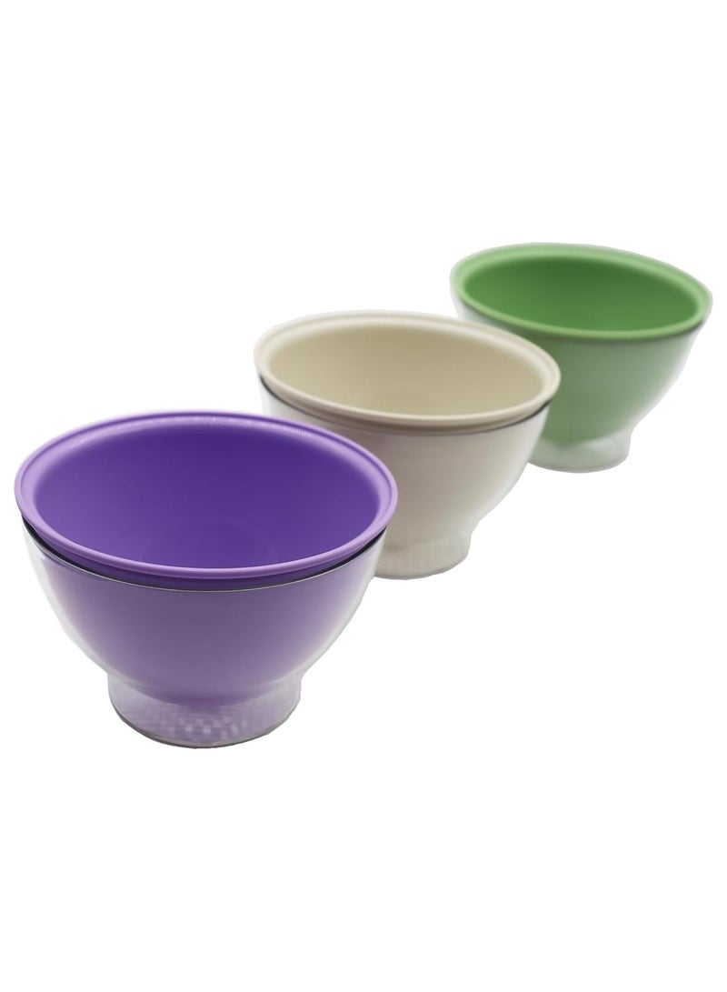 3pcs drain basket, 2-in-1 kitchen filter set with filter bowl, berry bowl and berry filter set, double-layer drainage basin, fruit and small vegetable washing basket  - Image 3